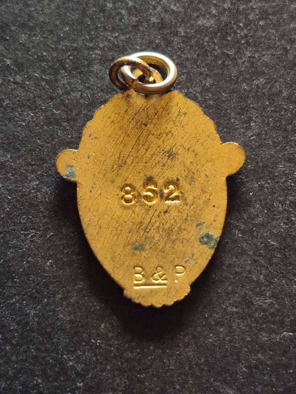 Union Club of SA Enamel Badge 1949 no. 852