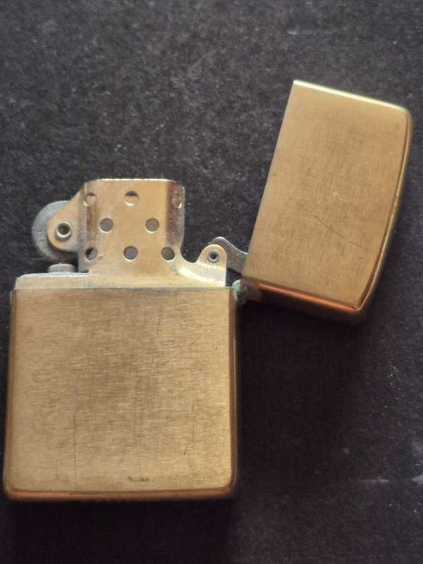 Vintage Solid Brass Zippo 1932-1984