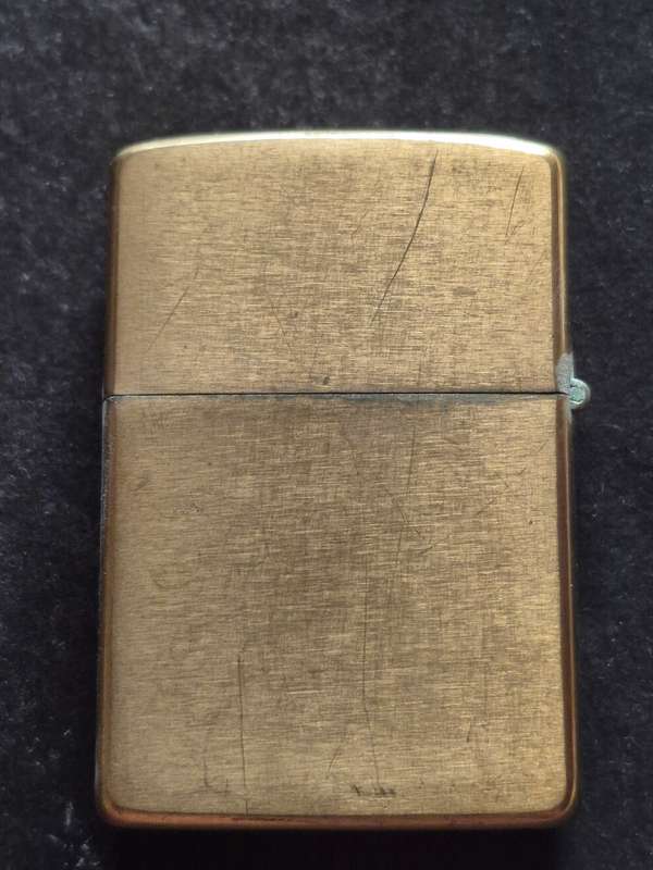Vintage Solid Brass Zippo 1932-1984