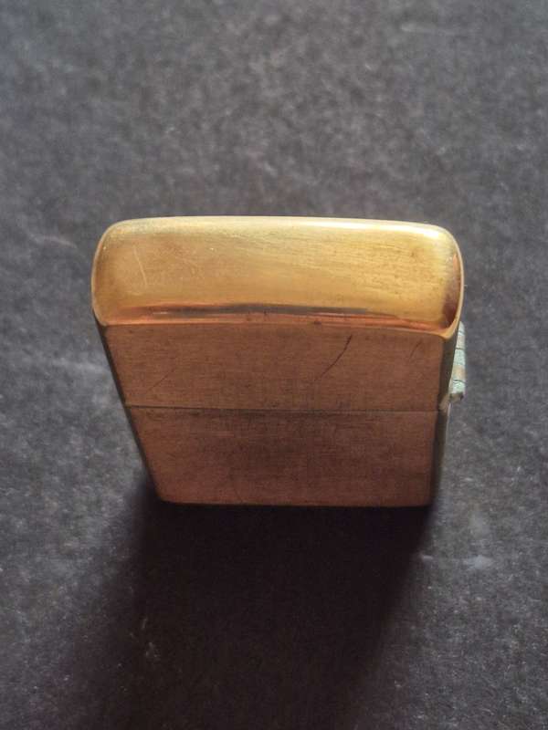 Vintage Solid Brass Zippo 1932-1984
