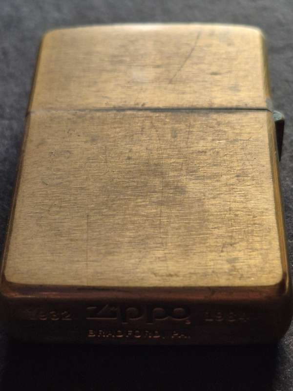 Vintage Solid Brass Zippo 1932-1984