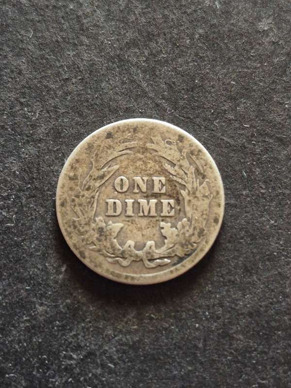 USA Barber Dime 1907 Silver