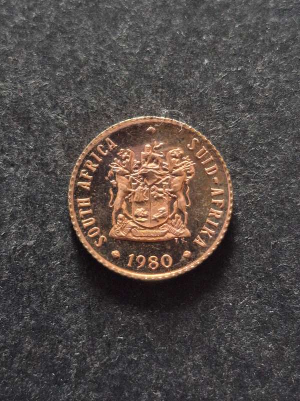Republic 1/2 Cent 1980 Proof