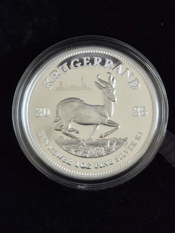 2025 Kruger Privy Mint Mark "Jhb" 1oz Fine Silver Proof
