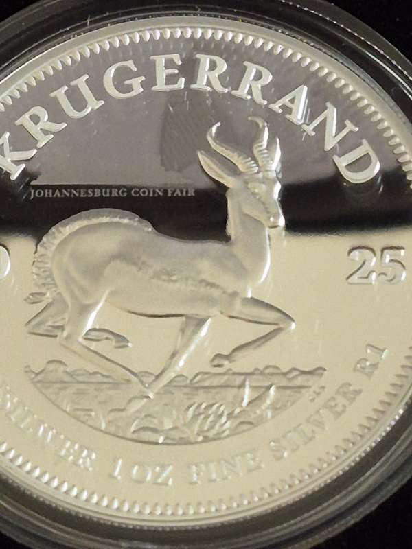 2025 Kruger Privy Mint Mark "Jhb" 1oz Fine Silver Proof