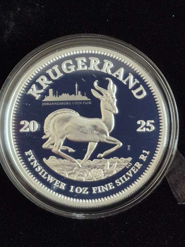 2025 Kruger Privy Mint Mark "Jhb" 1oz Fine Silver Proof
