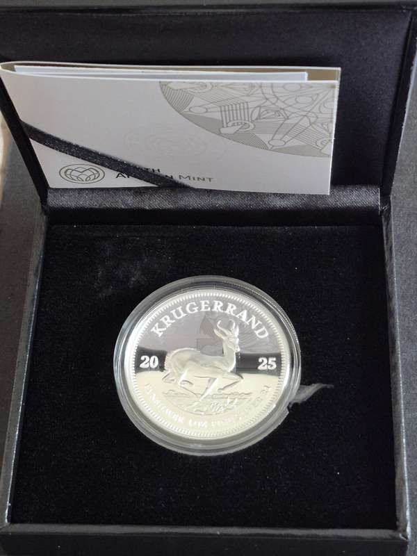 2025 Kruger Privy Mint Mark "Jhb" 1oz Fine Silver Proof