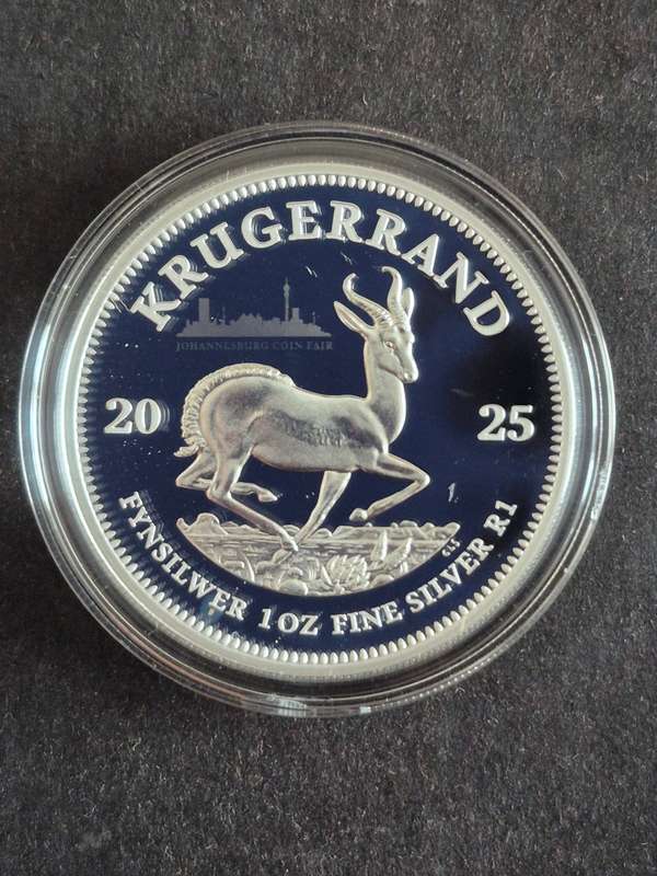 2025 Kruger Privy Mint Mark "Jhb" 1oz Fine Silver Proof