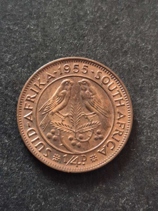 Union Farthing 1955 UNC