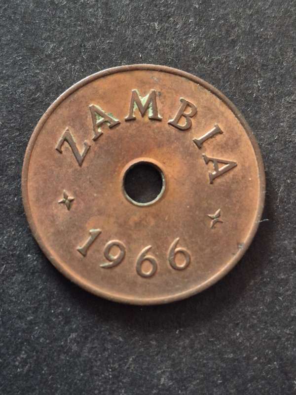 Zambia One Penny 1966