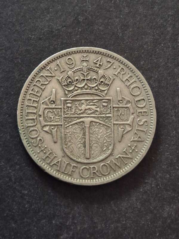 Southern Rhodesia 1/2 Crown 1947