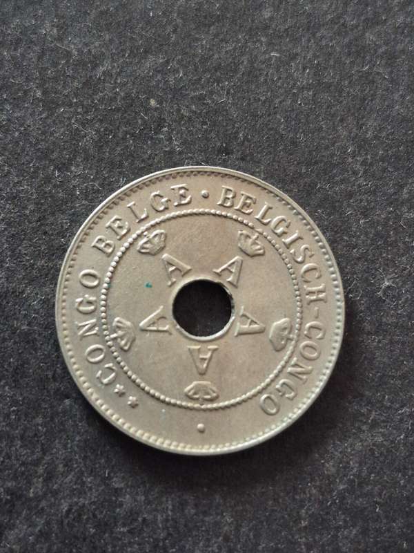 Belgium Congo 10 Centimes 1927 (excellent condition)
