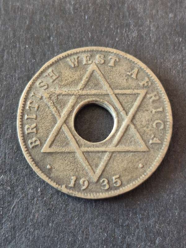 British West Africa Half Penny 1935