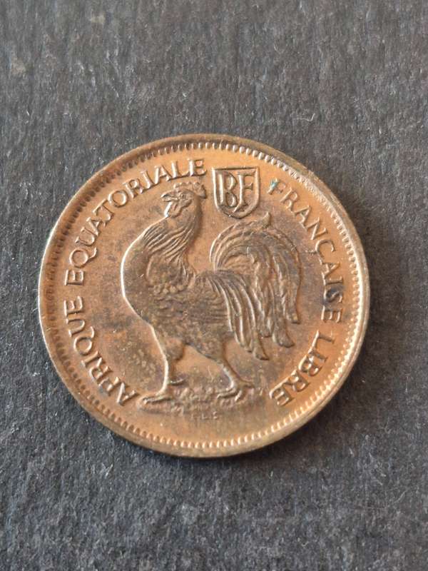 French Equatorial Africa 50 Centimes 1943