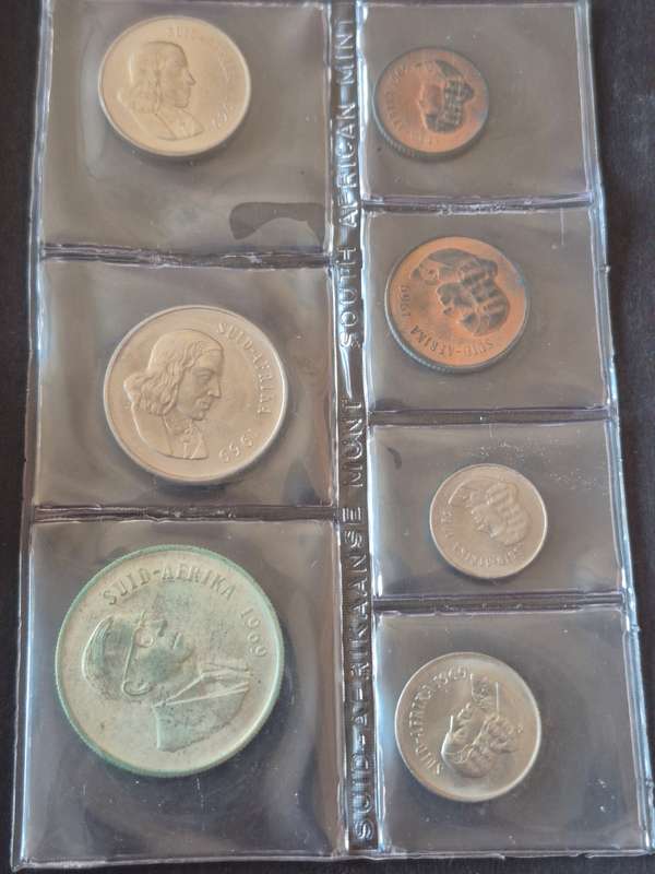 SA Mint Pack 1969 Afrikaans (scarce date)