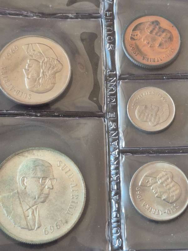 SA Mint Pack 1969 Afrikaans (scarce date)