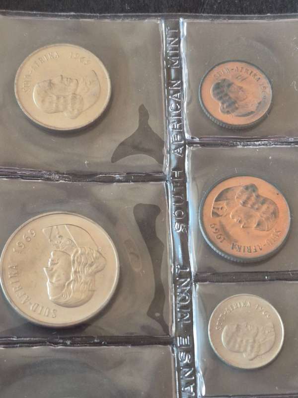 SA Mint Pack 1969 Afrikaans (scarce date)