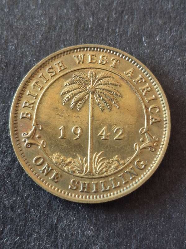 British West Africa One Shilling 1942 (nice condition)