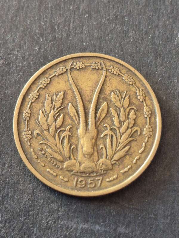 French West Africa 25 Francs 1957
