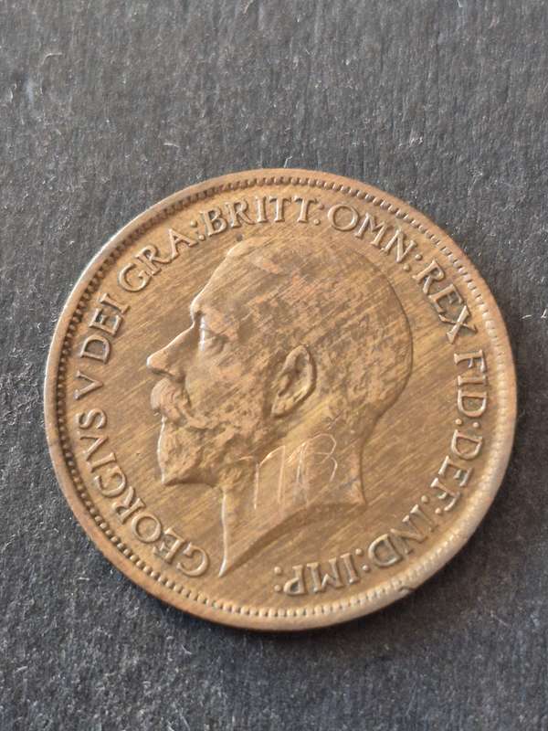 UK 1/2 Penny 1929 (excellent condition)