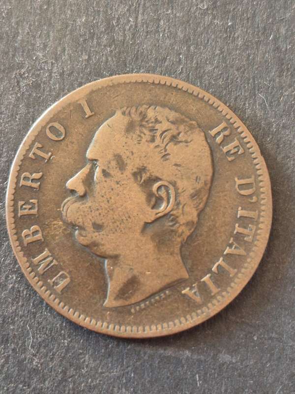 Italy 10 Centimes 1893