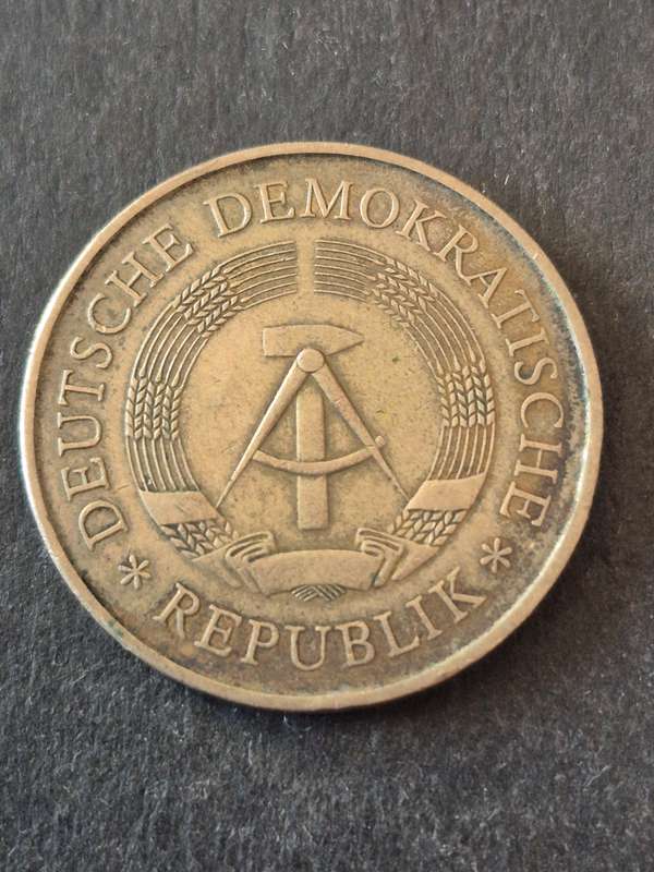 East Germany 5 Mark 1969 20th Anniversary (DDR)