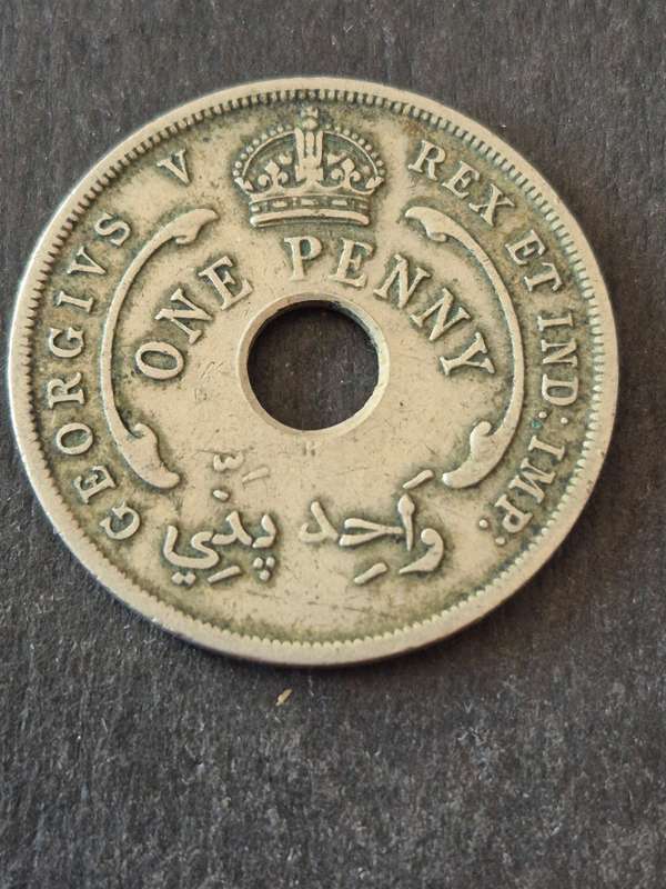 1920 British West Africa One Penny