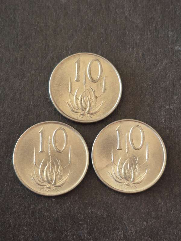 3 x Republic 10 agents, One by Afrikaans and 2 by English