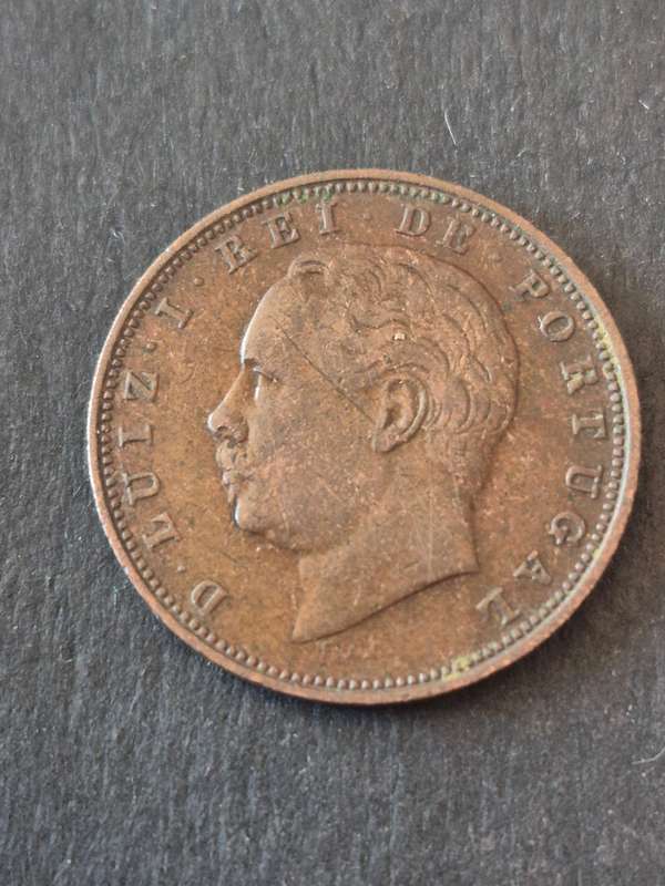 Portugal 10 Reis 1884
