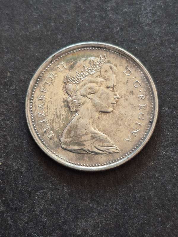 Canada 25 Cents 1967 Silver