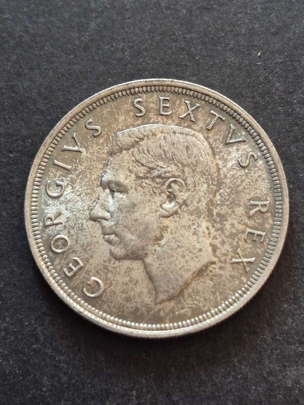 Union 5 Shillings 1949 (excellent condition)