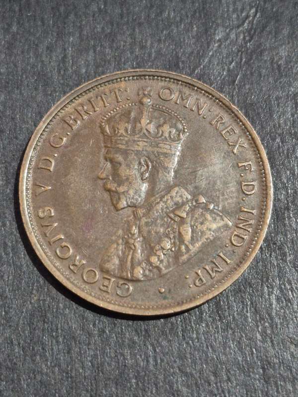 Australia One Penny 1913 King George VI (nice condition)