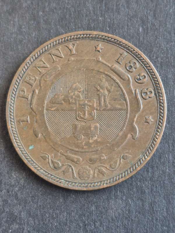 ZAR One Penny 1898