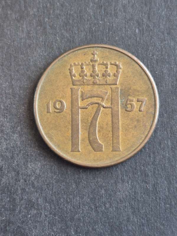 Norway 5 Ore 1957