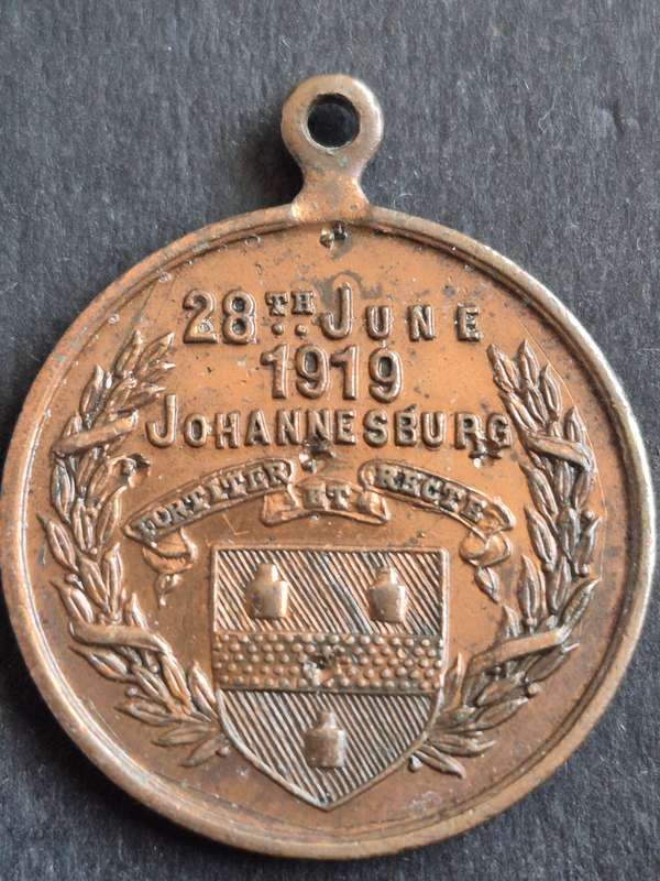 WW1 SA Medal to Commemorate the Conclusion of the Great War/Peace with Honour 28 June 1919