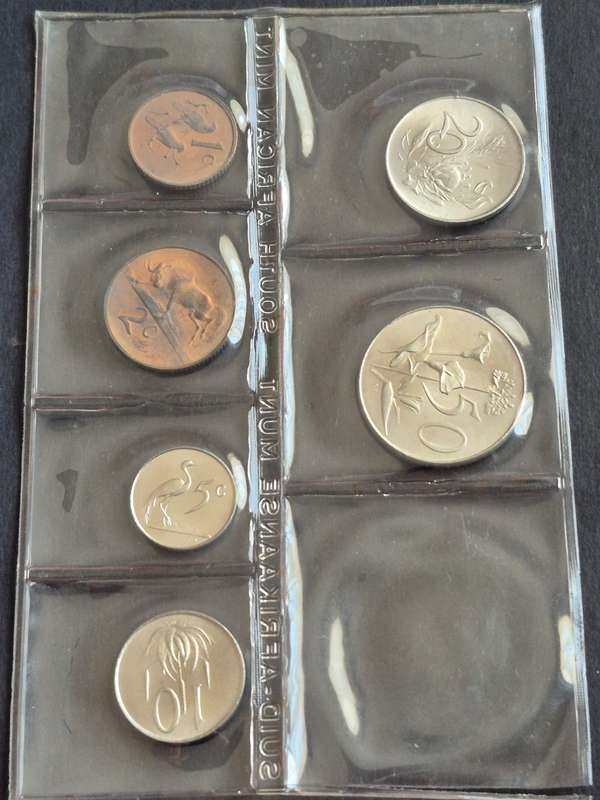 SA Mint Pack 1967 Afrikaans (missing Silver One Rand)