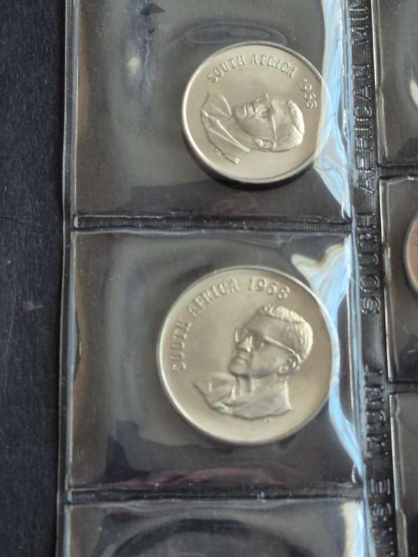 SA Mint Pack 1968 English (missing Silver One Rand)