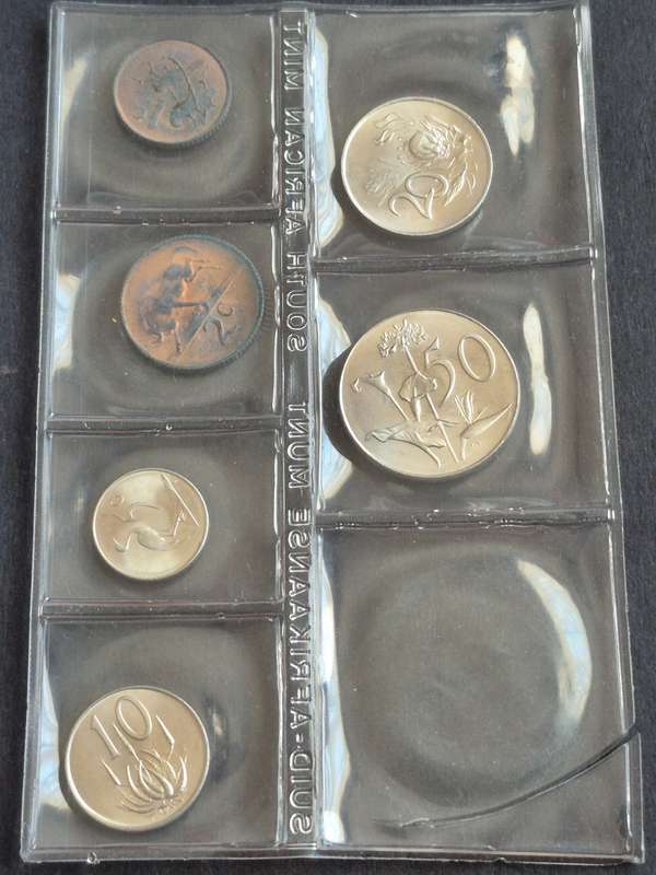 SA Mint Pack 1968 English (missing Silver One Rand)