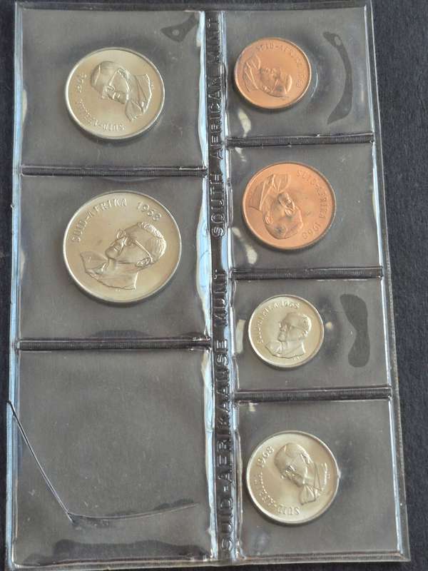 SA Mint Pack 1968 Afrikaans (missing Silver One Rand)