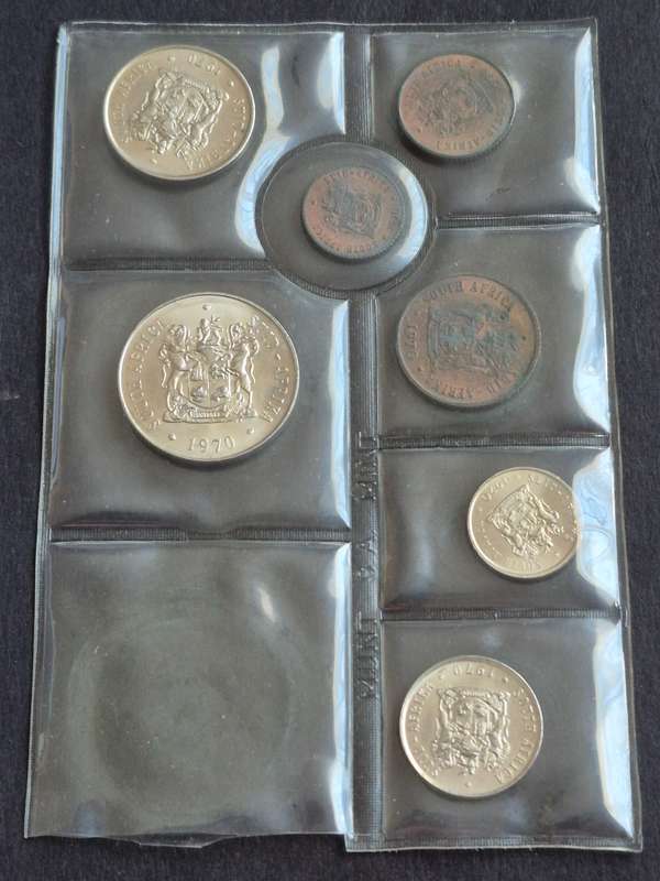 SA Mint Pack 1970 (missing Silver One Rand)
