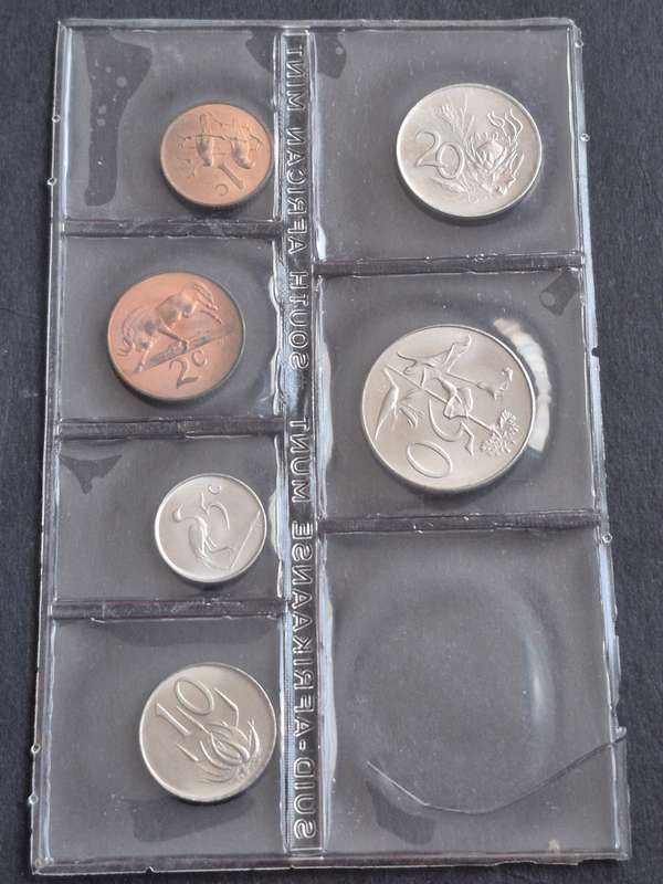 SA Mint Pack 1968 Afrikaans (missing Silver One Rand)