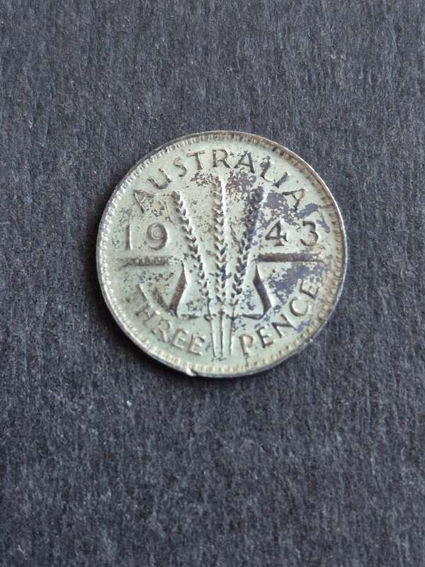 Australia Threepence 1943 Silver