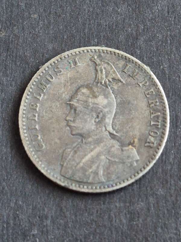 Deutsche Ostafrika 1/2 Rupie 1904A ex mount