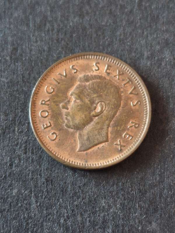 Union Farthing 1950 EF+/UNC