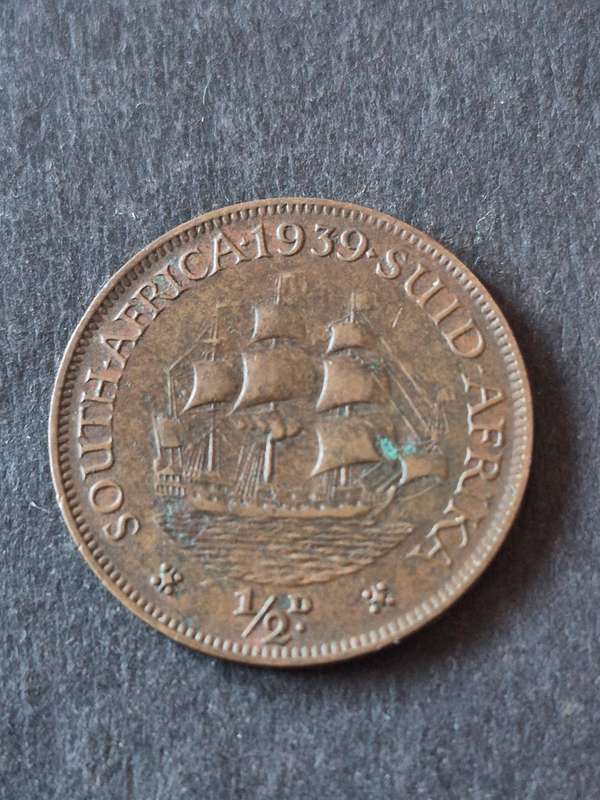 Union 1/2 Penny 1939