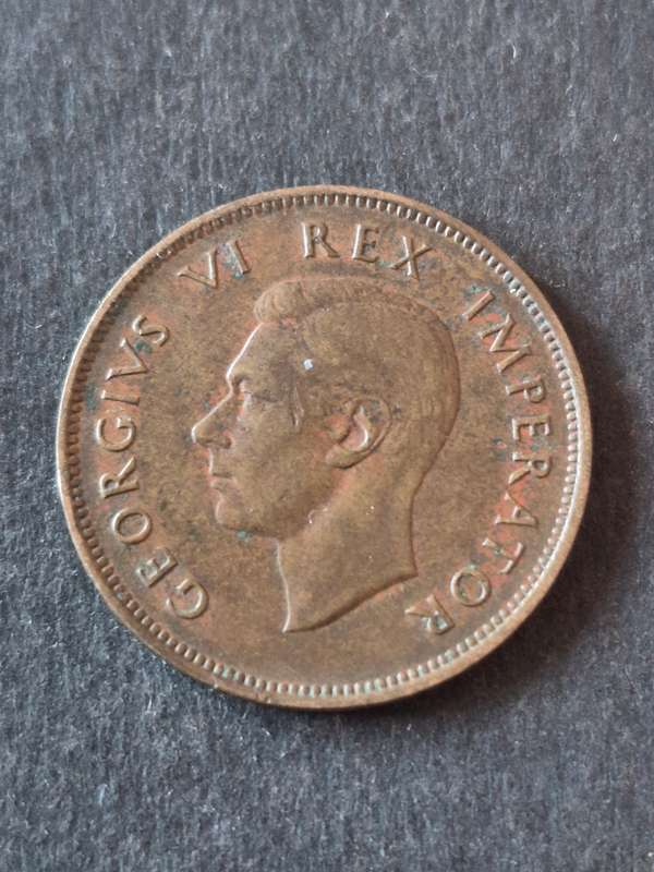 Union 1/2 Penny 1939
