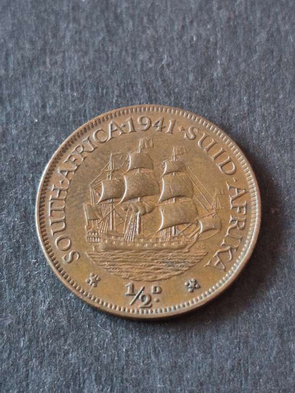 Union 1/2 Penny 1941