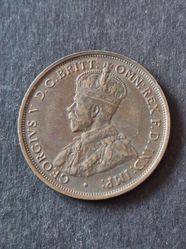 Australia One Penny 1913 King George IV (nice condition)
