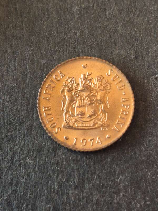 Republic 1/2 Cent 1974 UNC