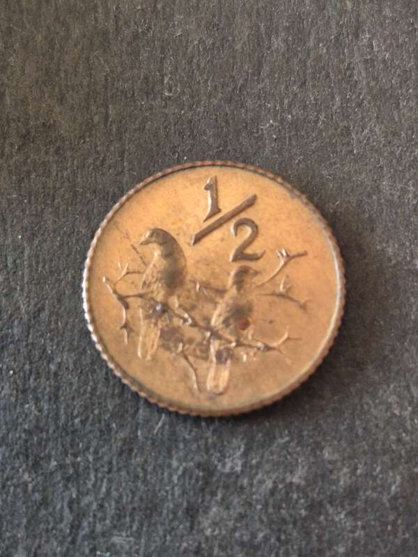 Republic 1/2 Cent 1974 UNC